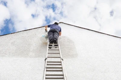Peinture extérieure à la Croix-de-la-Rochette — façades et ravalement